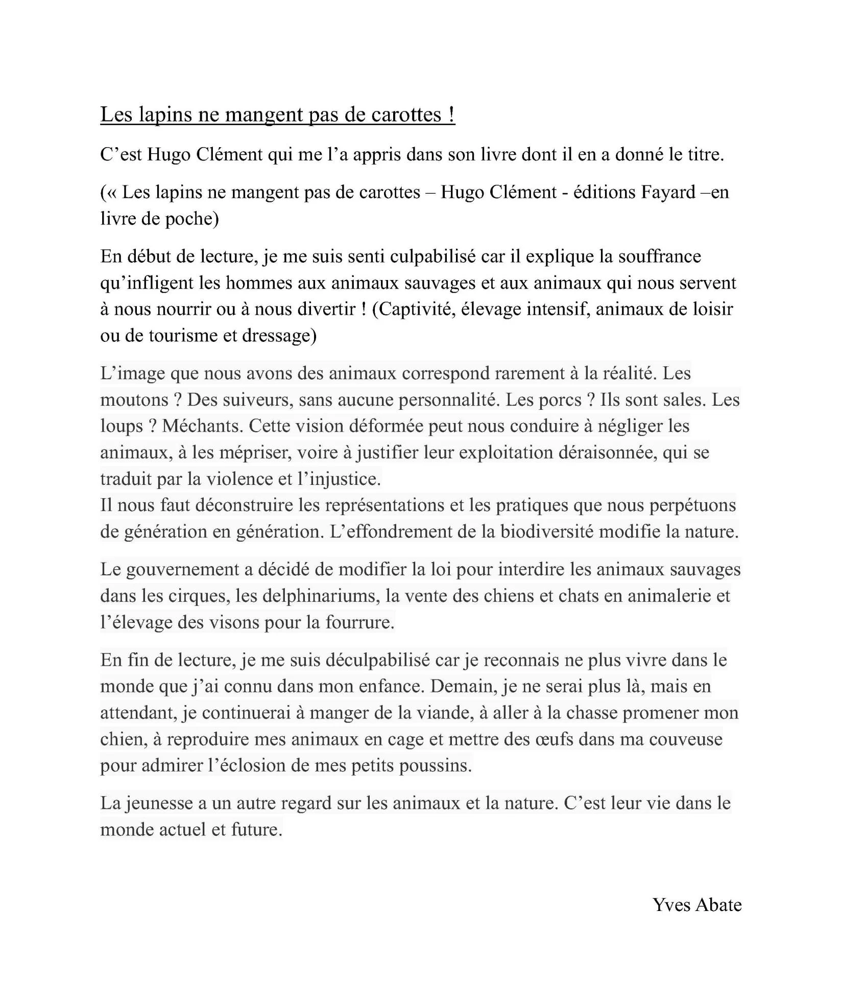 Le livre d hugo clement