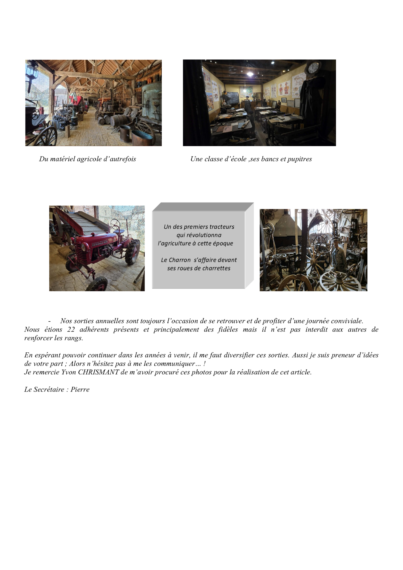Sortie le musee de la vie d autrefois 2